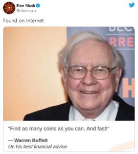 Musk Trolls Buffett With Fake Quote on Twitter, Then Deletes It